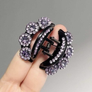 水钻发卡发夹新款 女2025成人后脑勺中号鲨鱼夹半扎发抓夹妈妈头饰