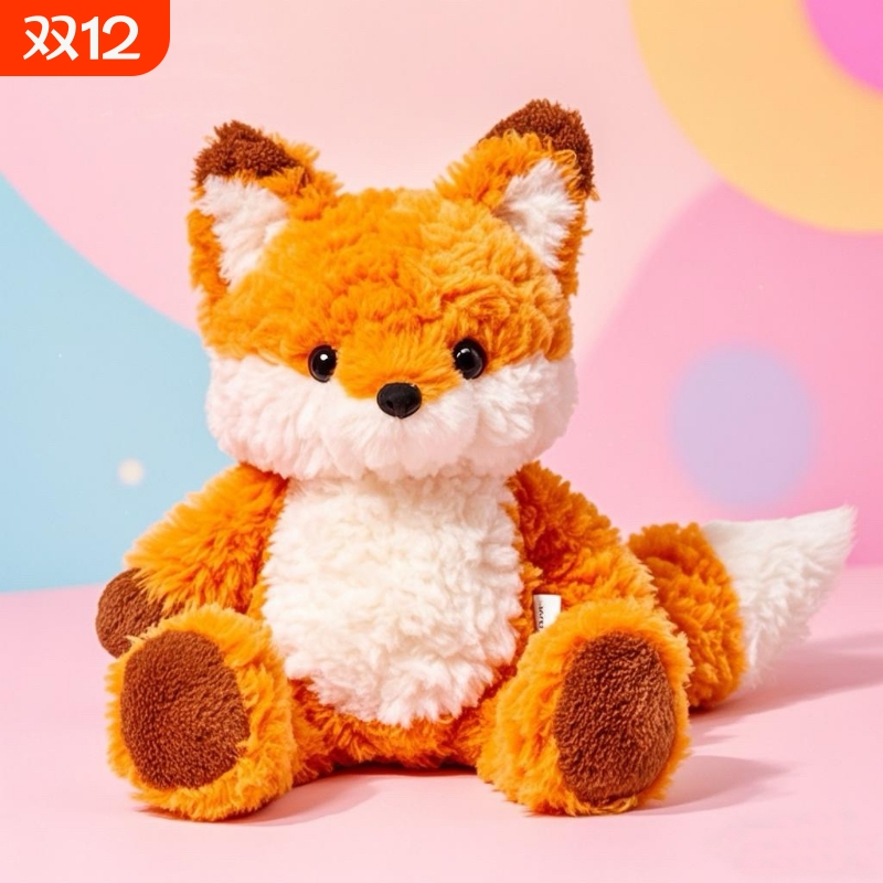 跑跑系列狐狸玩偶会跑步的pp棉
