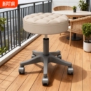 美容院凳子滑轮旋转升降圆凳化妆梳妆凳美发美甲理发椅吧凳大工椅