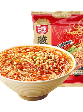 阿宽白家陈记酸辣粉袋装桶装正宗重庆面皮粉丝米线泡面速食冲泡