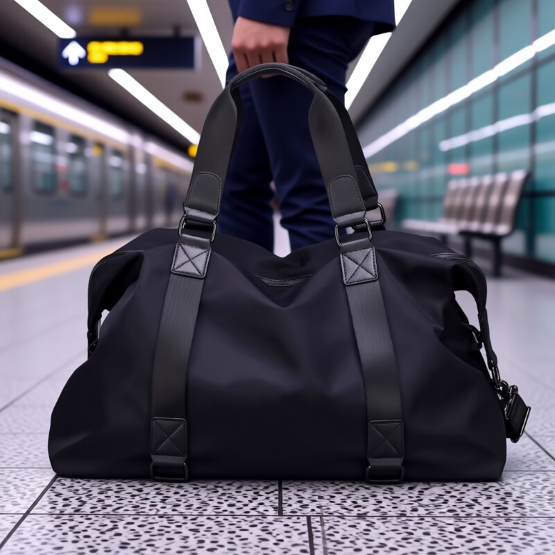 新款男士手提包干湿分离出差行李包大容量旅行包健身包斜挎单肩包