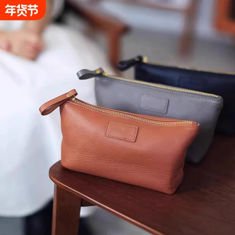 2025新款手拿包柔软女士质感真皮钱包零钱包手抓包可放手机包包