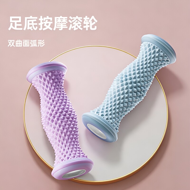 足底筋膜球按摩球肌肉放松按摩器脚底按摩滚轮经络疏通神器小腿