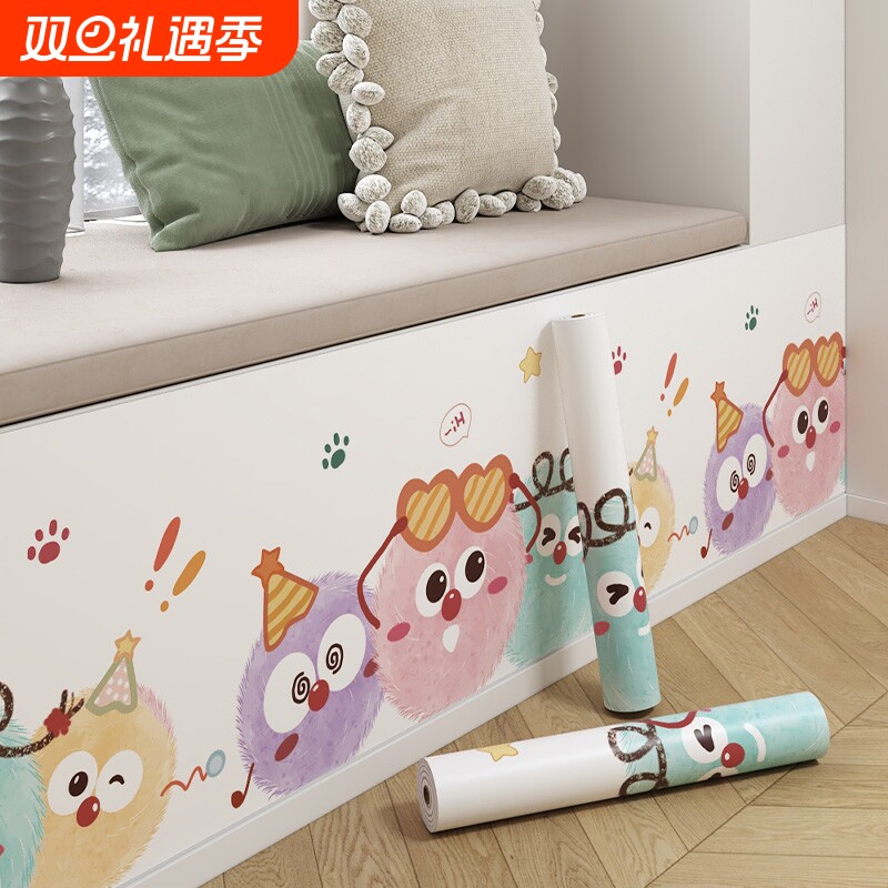 卡通窗台墙面专用墙纸自粘防水防潮墙贴家用卧室贴纸遮丑装饰防霉