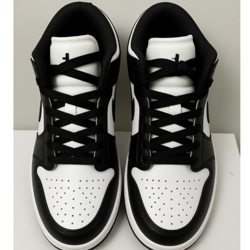 品牌特价J1黑白熊猫男女休闲板鞋