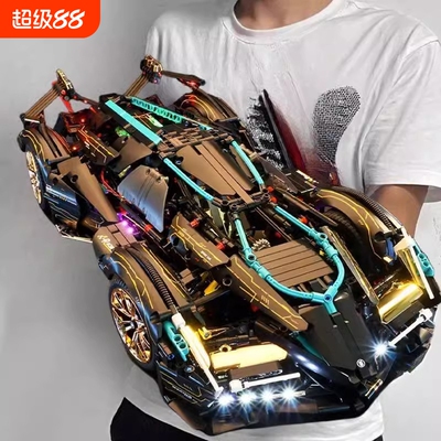 【清库存】V12兰博积木车