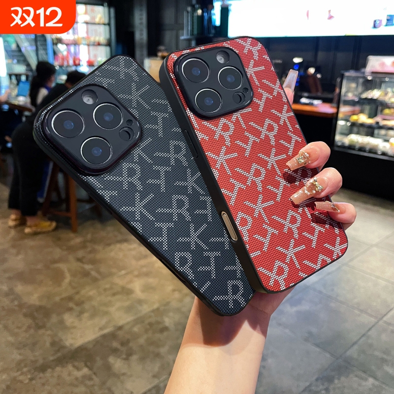 简约皮质可防摔手机壳