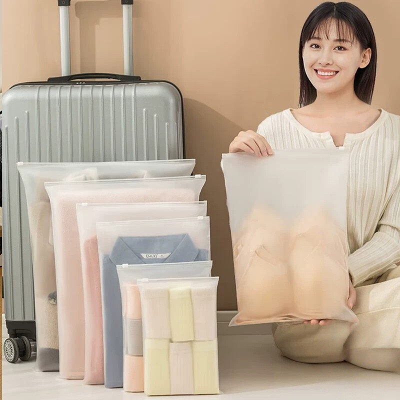旅行收纳袋衣物内衣内裤分装婴儿密封袋防水旅游行李箱衣服整理包