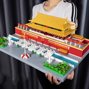 天安门2025新款积木故宫建筑拼图高难度巨大型男女孩益智拼装玩具