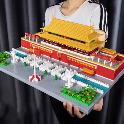 【全网热销】天安门故宫积木玩具