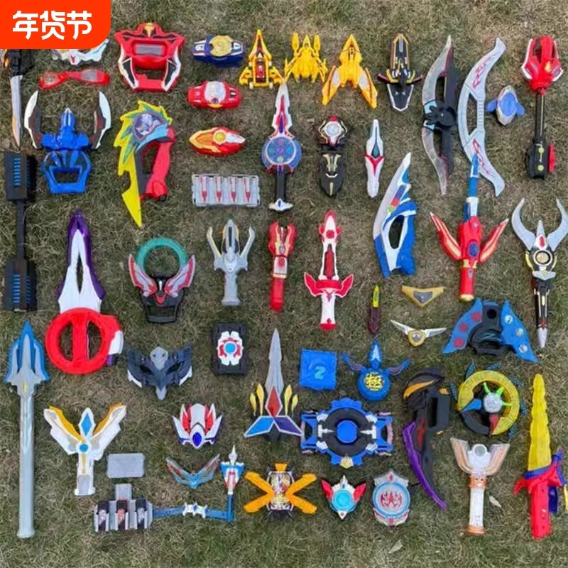 奥特超人变身器特利迦捷德欧布枪镖飞机手镯武器儿童玩具圣剑闪耀