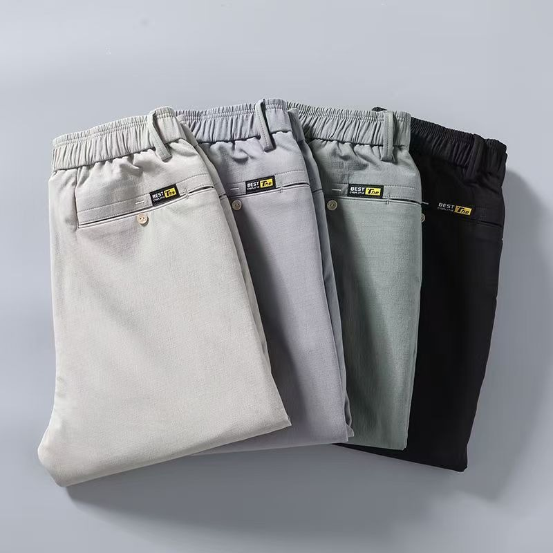 秋冬裤子男款2025新款休闲裤宽松直筒长裤子男士高端西裤男裤