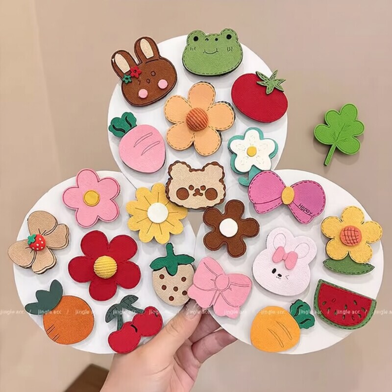 婴儿发夹宝宝发贴头发魔术贴碎发神器女童儿童刘海魔法小月龄头饰图片