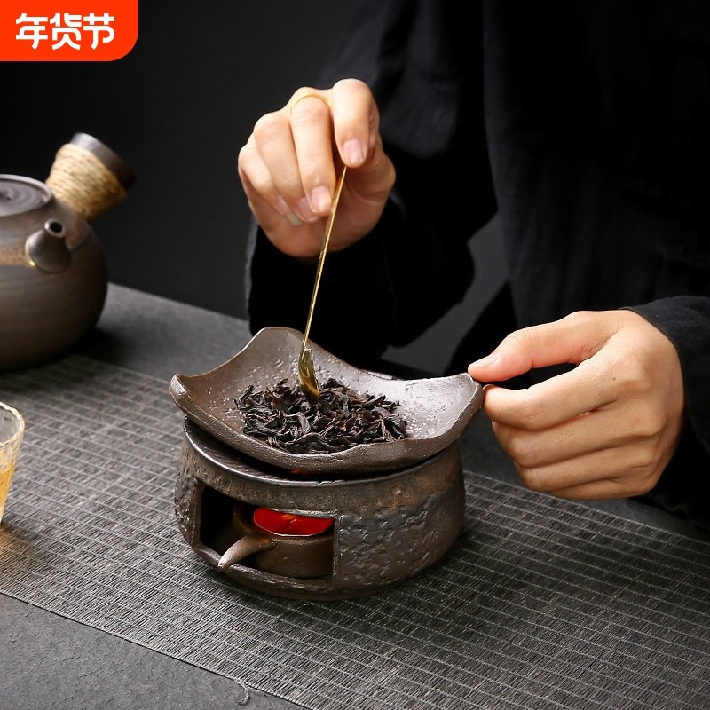 粗陶焙茶炉陶瓷茶叶提香器蜡烛加热烤茶烘烤炉熏香炉烤咖啡豆干烧,家居饰品,散香器,淘宝优惠券,粉丝福利购,淘宝优惠卷