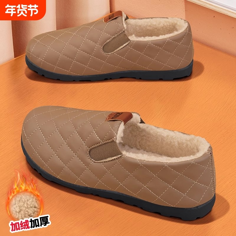 豆豆鞋女冬加绒妈妈雪地靴新款保暖老北京布鞋加厚平底棉鞋子防滑,女鞋,棉鞋,淘宝优惠券,粉丝福利购,淘宝优惠卷