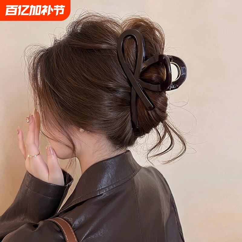 抓夹鲨鱼夹2025大号头发夹新款发夹女后脑勺2025新款发饰高级