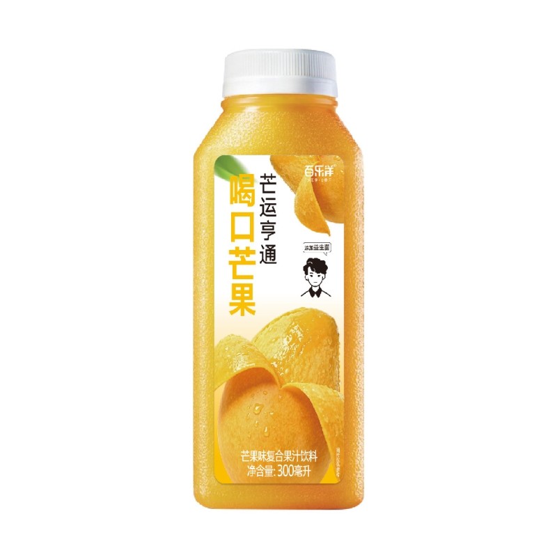 喝口芒果 芒果味复合果汁饮料300ml*1瓶