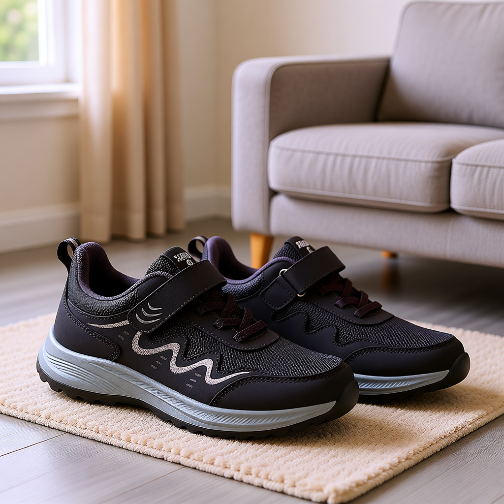 寿老人健步鞋秋季软底轻便中老年运动鞋旅游鞋防滑妈妈鞋不累脚