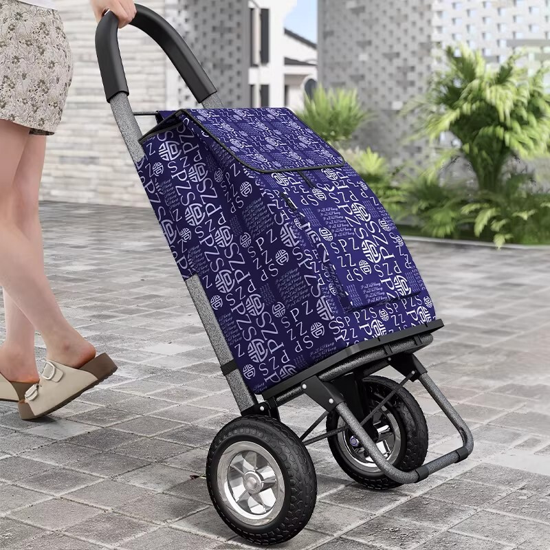 购物车折叠手拉车便携拉杆行李车拖车老人家用买菜车小拉车大容量