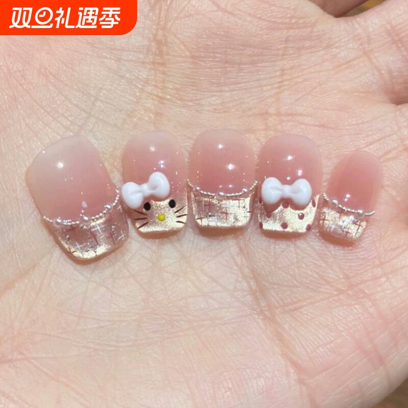 美甲蝴蝶款立体猫眼|千人加购