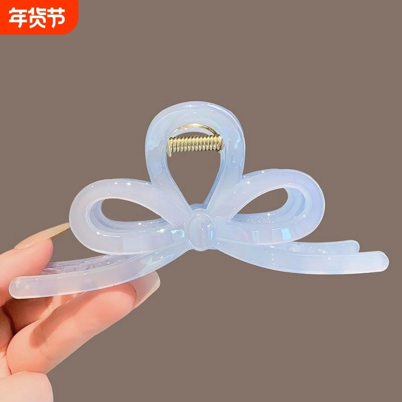 咸鱼抓夹韩国高级感人鱼姬幻彩蝴蝶结大抓夹女后脑勺盘发鲨鱼夹马,饰品/流行首饰/时尚饰品新,发饰,淘宝优惠券,粉丝福利购,淘宝优惠卷