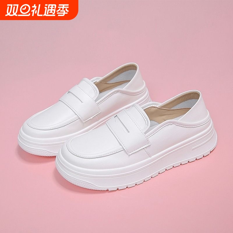厚底护士鞋夏季透气2024软底休闲百搭运动防滑单鞋医护小白鞋女
