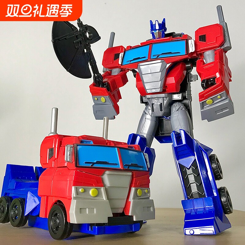 变形玩具汽车金刚起源机器人儿童大黄蜂擎天手办恐龙合金版男孩