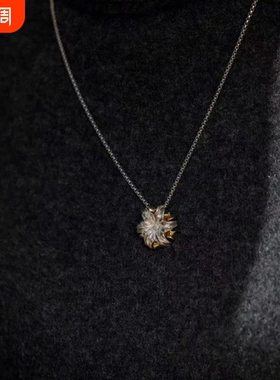 用在自己身上的子弹·开花达姆弹吊坠项链原创设计小众复古锁骨链