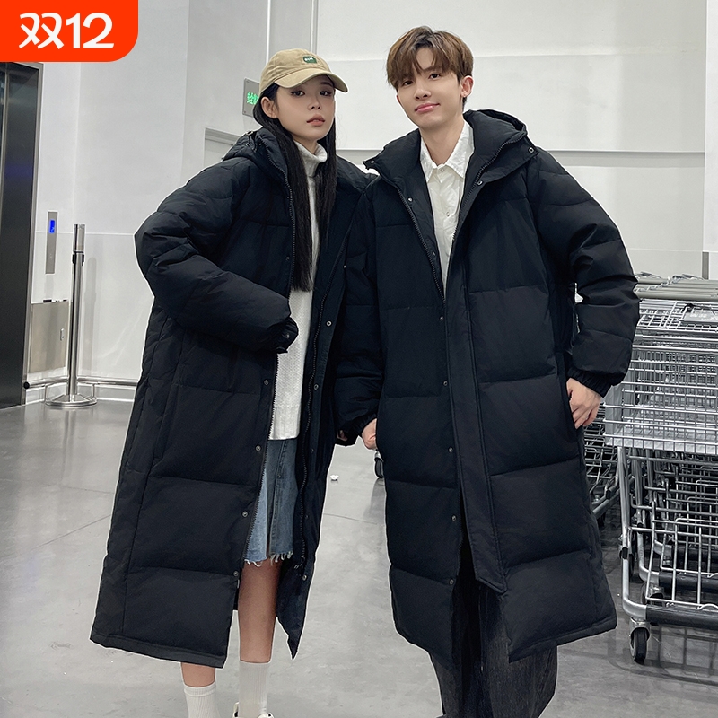 长款男女同款石墨烯羽绒服