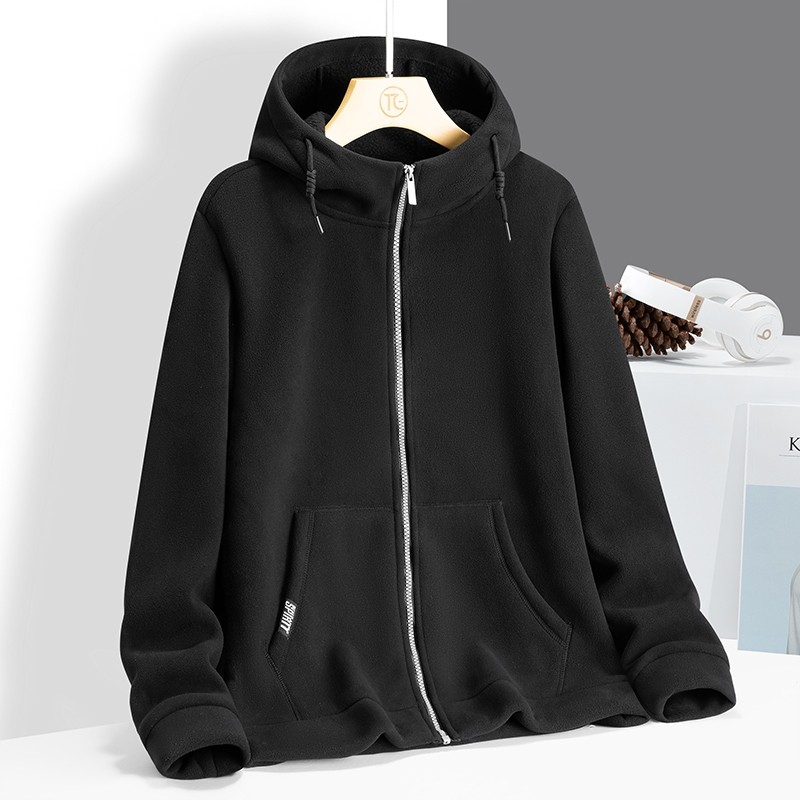 秋冬新款摇粒绒外套男女保暖加绒加厚抓绒衣外套运动连帽开衫卫衣,户外/登山/野营/旅行用品,抓绒衣,淘宝优惠券,粉丝福利购,淘宝优惠卷