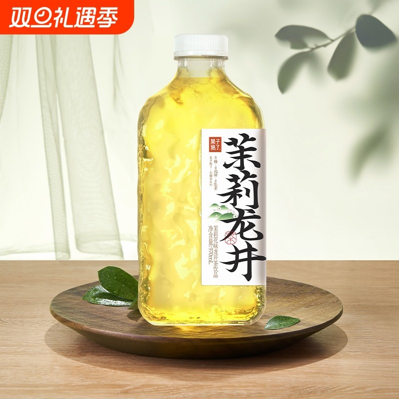 果子金桂乌龙熟了无糖茶饮料970ml茉莉龙井0糖0饮料5月产饮品临期