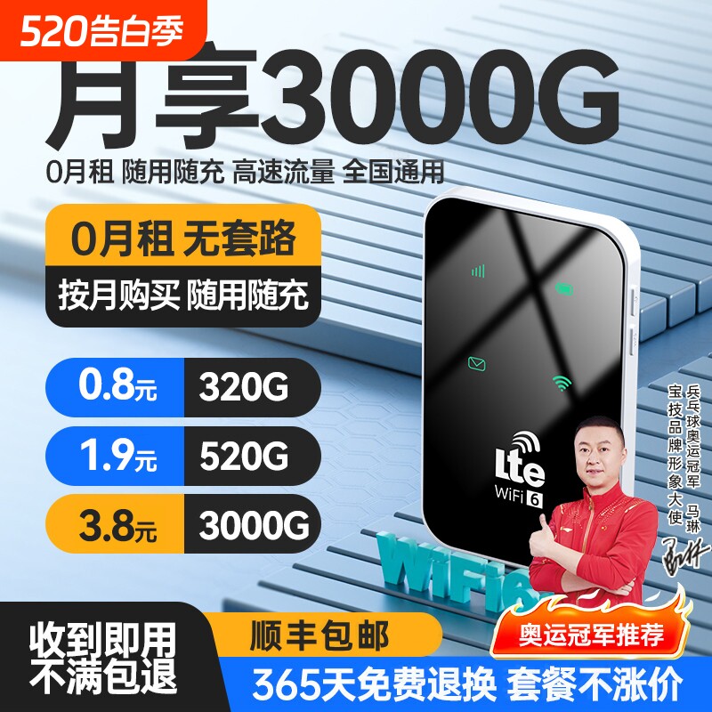 智能wifi移动无线wifl6便携式免插卡2026新款路由器全国
