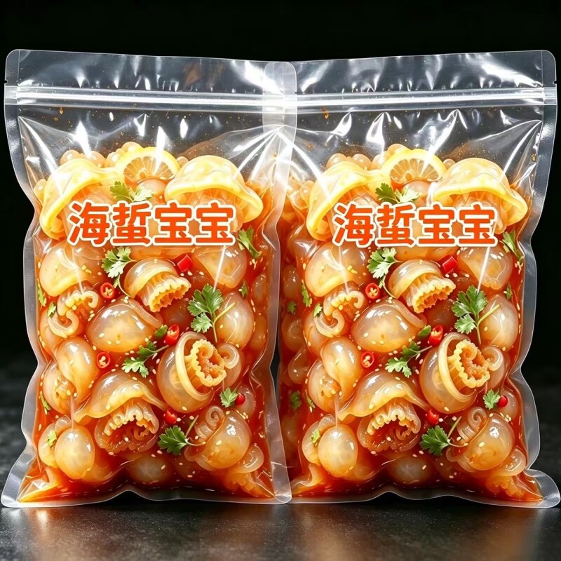 整只】海蜇宝宝海蜇海菊花海蜇头网红火锅食材海母花海蜇仔水母花