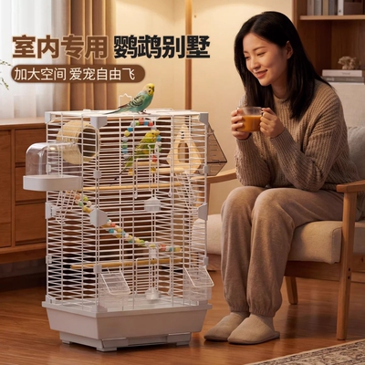 鸟笼鹦鹉笼子牡丹虎皮鹦鹉新型室内专用大别墅观赏豪华笼2026新款