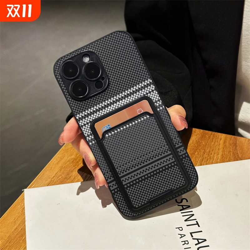 简约可插卡可防摔手机壳