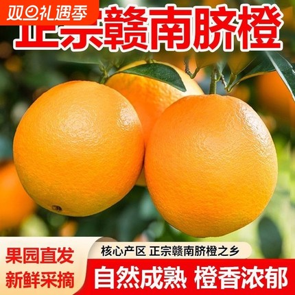 正宗江西赣南脐橙现采直发甜蜜多汁儿童孕妇当季水果橙子天然维c