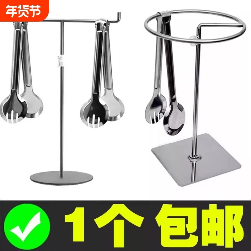 超市食品夹子挂夹架鲜肉夹熟食夹挂架支架不锈钢面包夹架子挂夹架