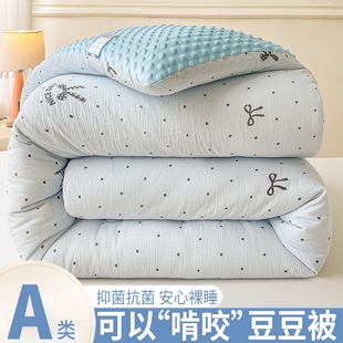 豆豆被冬被被芯秋冬季 通用加绒 2025棉被加厚保暖宿舍儿童被绒四季