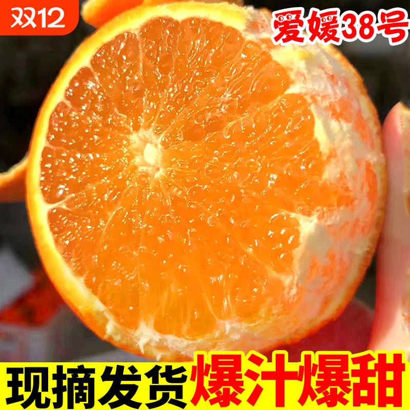 【彩箱精品】正宗四川爱媛38号果冻橙水果新鲜应当季橙子柑橘桔子