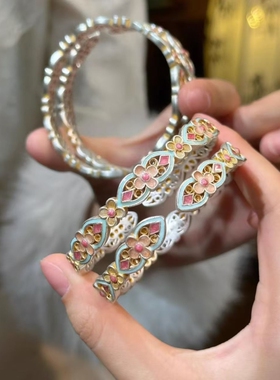 花满筑宫廷风手镯|293人收藏