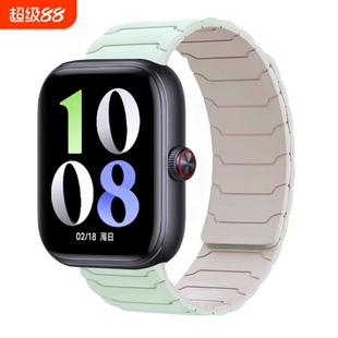 适用vivowatchGT手表表带新款iqoowatch5夏天运动vivowatch3透气智能配件铠甲高级感时尚小众腕带ins风男女生