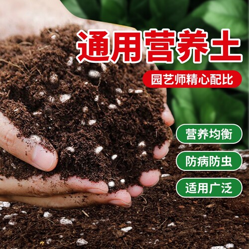 无菌透气无机花土养花通用种植土