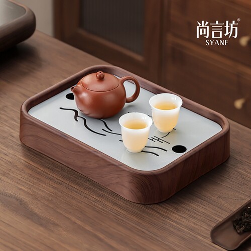 茶盘家用小型干泡盘储水式干泡台