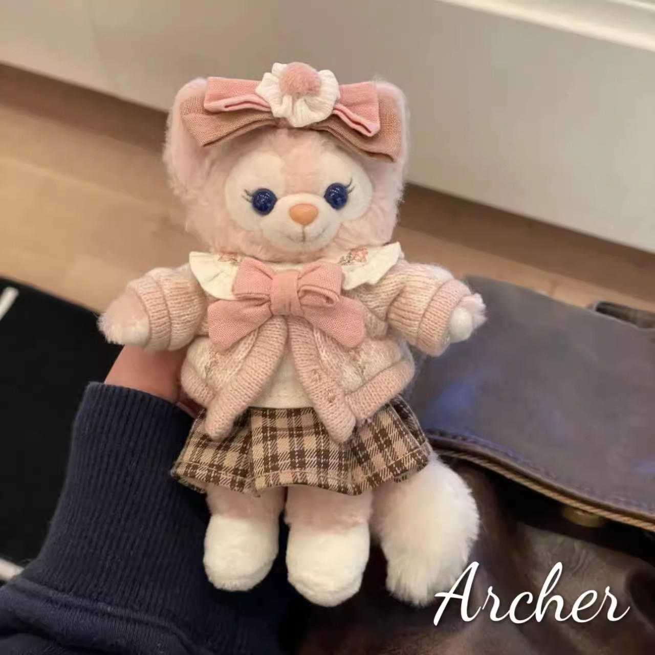 日本代购小小课堂玲娜贝儿包包挂件达菲雪莉玫钥匙扣玩偶公仔