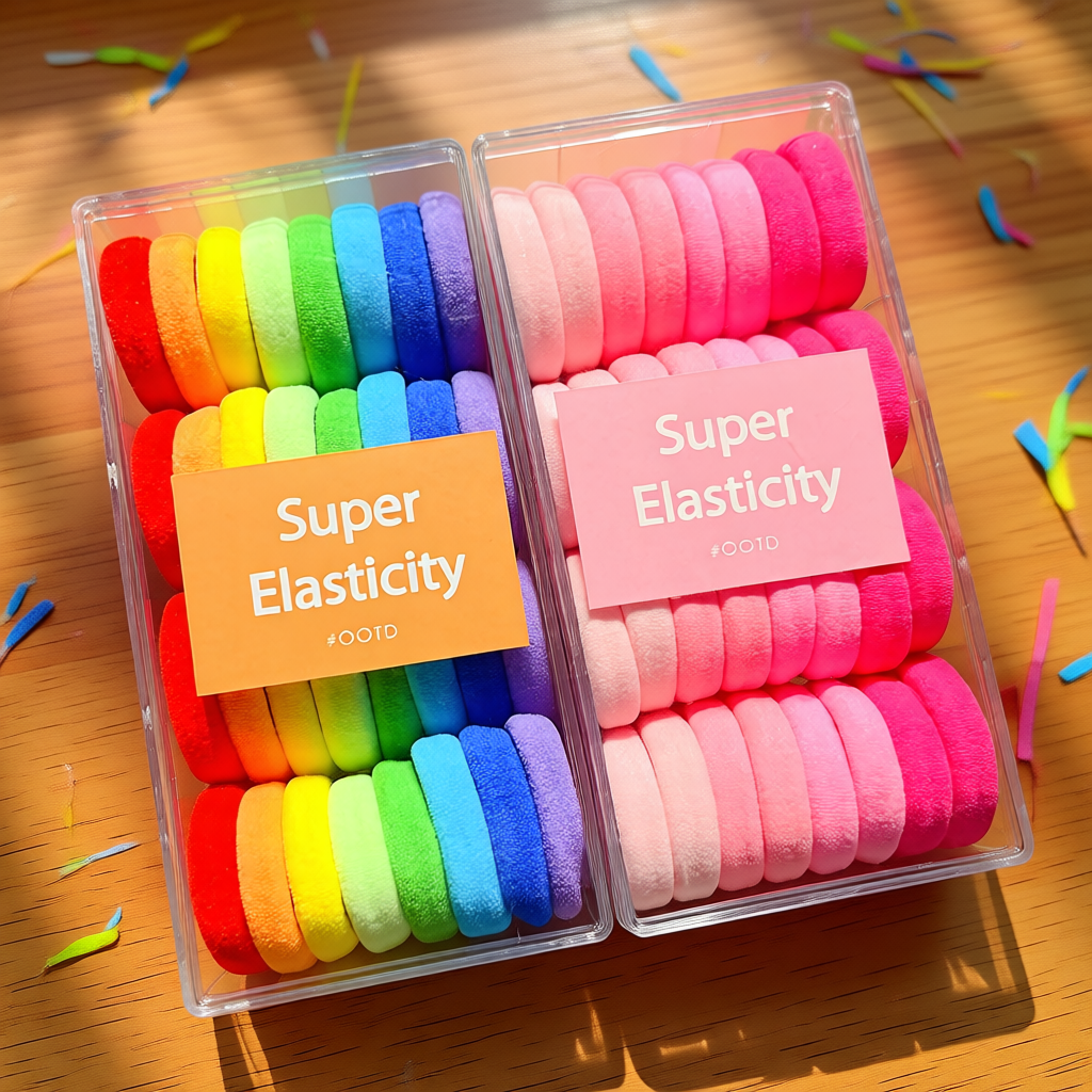 儿童发圈不伤发高马尾发绳扎头绳女童耐用高弹力橡皮筋小女孩皮套