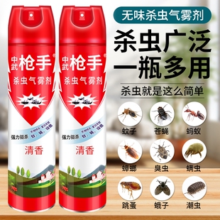 杀虫剂气雾剂家用室内非无毒蟑螂药灭蚊子苍蝇蚂蚁跳蚤喷雾剂驱虫