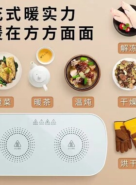 家用智能恒温护食板桌面饭菜保温神器秋冬季厨房必备暖菜热菜新款