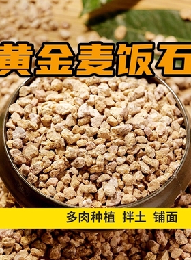 黄金软麦饭石颗粒多肉专用颗粒土泥炭土壤绿植养花通用铺面石植物