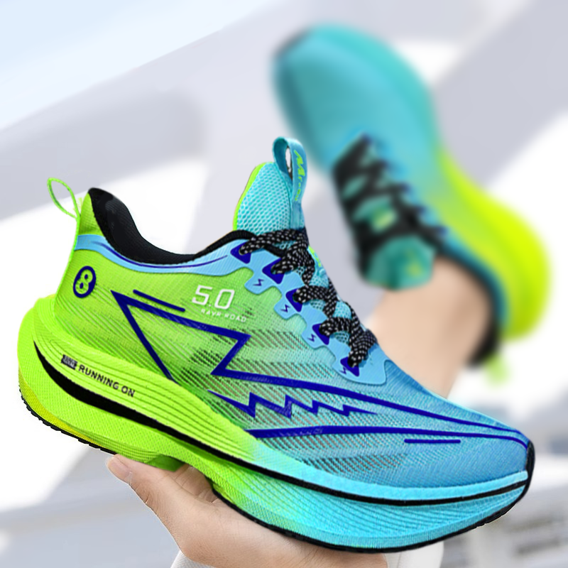 赤兔8pro碳板跑步鞋男青少年马拉松中学生儿童旋转纽扣运动鞋子女