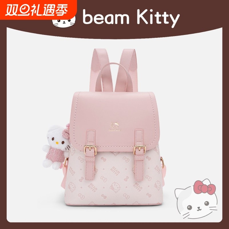 包包女包2025新款潮小众高级感多巴胺双肩包女大学生轻便旅行背包